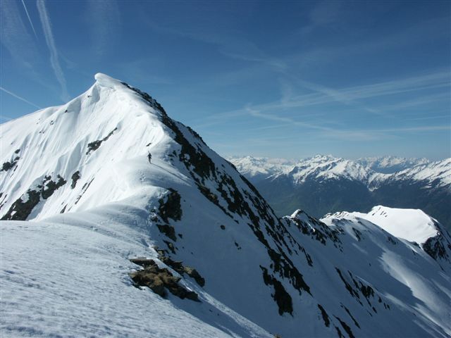 #6 Grande Journée : Sur l Grande Journée : Sur l'arête N de la Grande Journée.