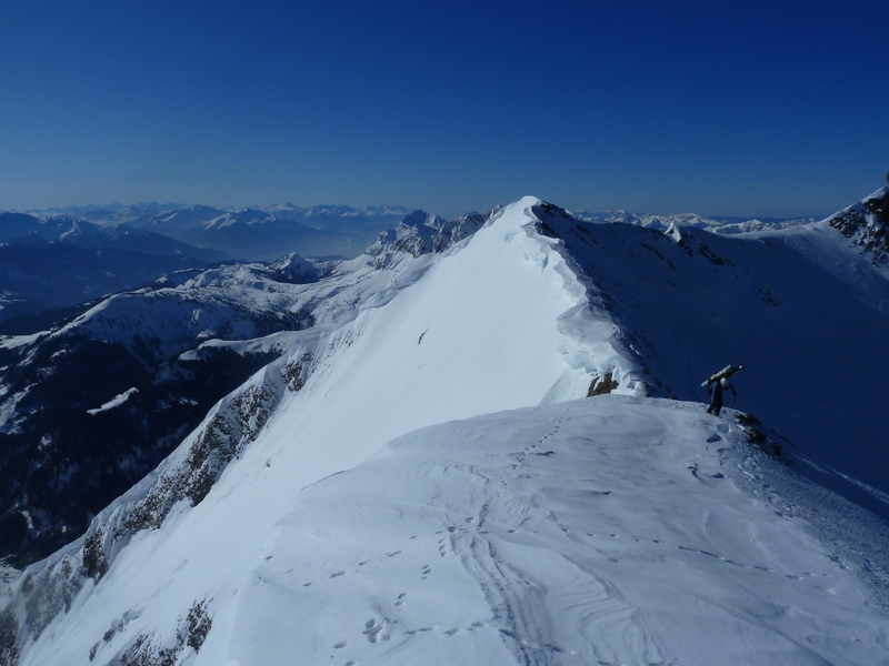 #5 Couloir sud du Repère : Sur les crêtes. Couloir sud du Repère : Sur les crêtes.