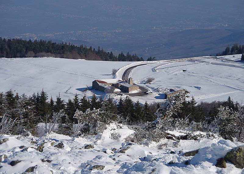 la Jasserie : Autre point d'accès en altitude (route)