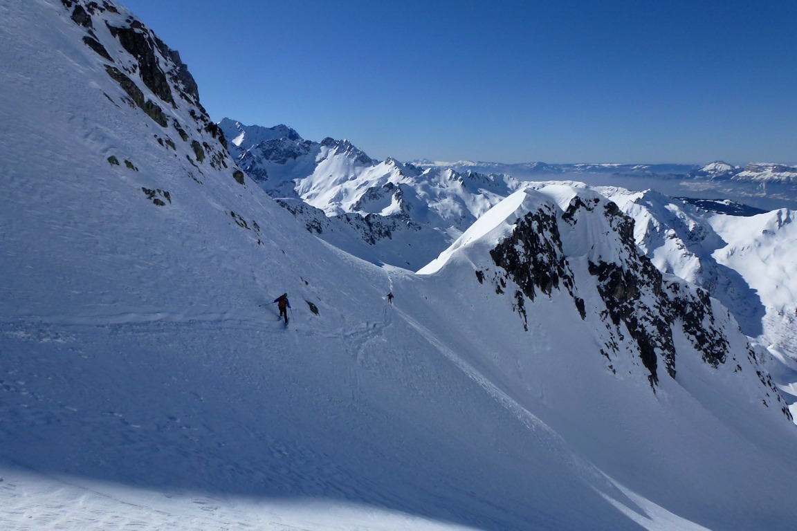 #14 Traversée sous le Bacheux : Aujourd Traversée sous le Bacheux : Aujourd'hui, nous ne descendrons pas jusqu'au Lac du Coteau.