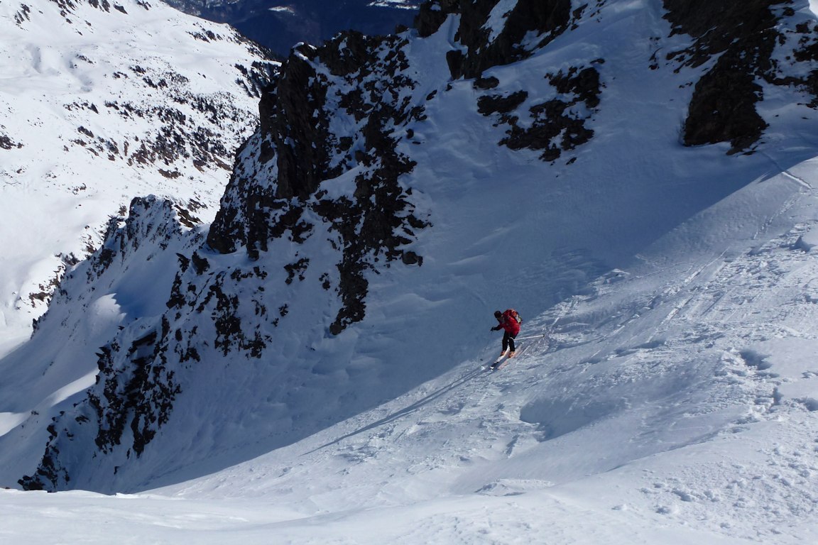#9 Départ un peu tendu : Neige glacée sur les premiers mètres. Départ un peu tendu : Neige glacée sur les premiers mètres.
