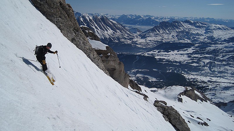 chorum : après les crampons, le plaisir continue sur les skis