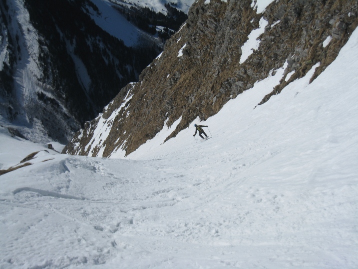 #5 Départ du couloir : Pecloz couloir SO Départ du couloir : Pecloz couloir SO