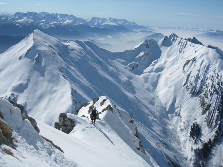 #3 Sous le sommet : Pecloz couloir SO Sous le sommet : Pecloz couloir SO
