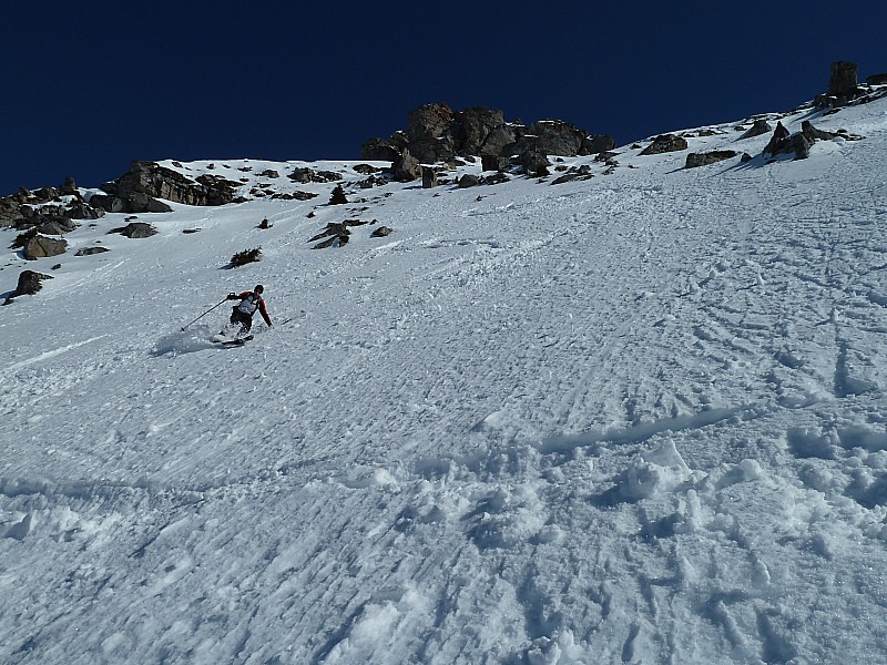 #10 vers les rochers : bonne poudre vers les rochers : bonne poudre