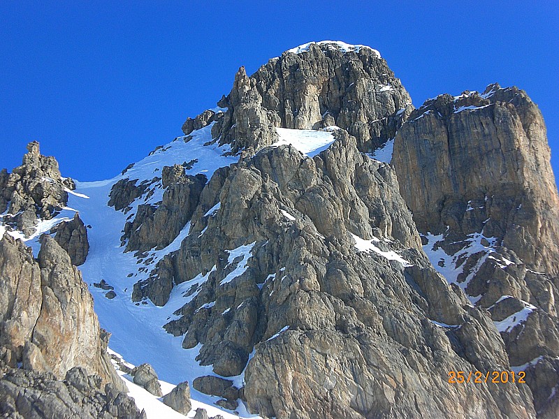 #1 Roche Colombe : Le couloir S a l Roche Colombe : Le couloir S a l'air en conditions.