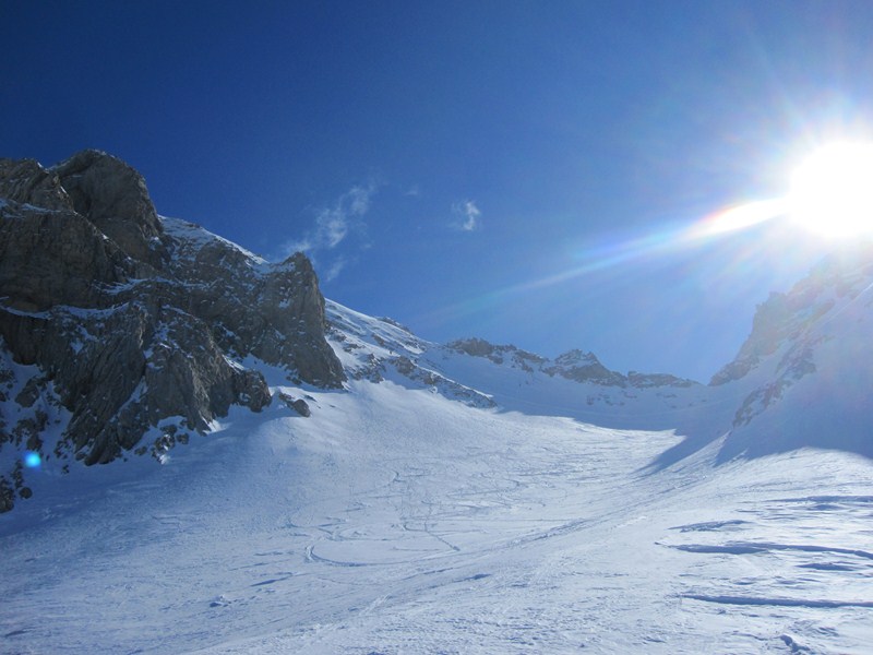 #2 Partie terminale : Le ciel bleu, une bonne neige redonnent du courage après avoir émergée de la purée Partie terminale : Le ciel bleu, une bonne neige redonnent du courage après avoir émergée de la purée