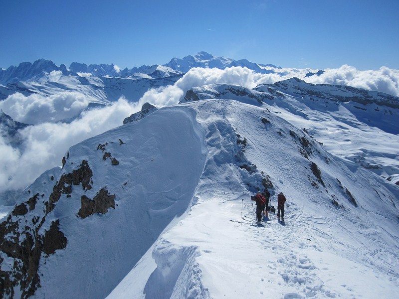 #3 Débouché du couloir : Toujours une vue magnifique sur le massif Débouché du couloir : Toujours une vue magnifique sur le massif