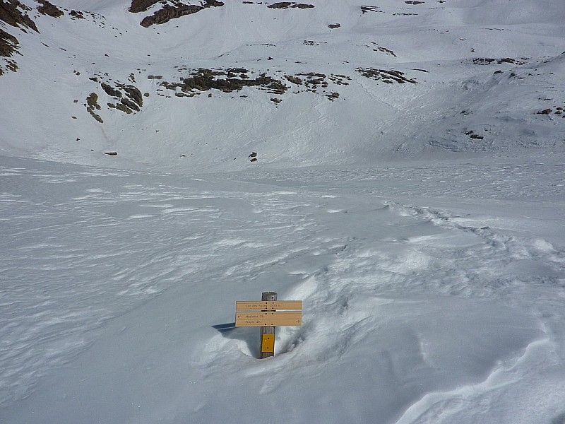 #7 lac des pisses : enneigement correct lac des pisses : enneigement correct
