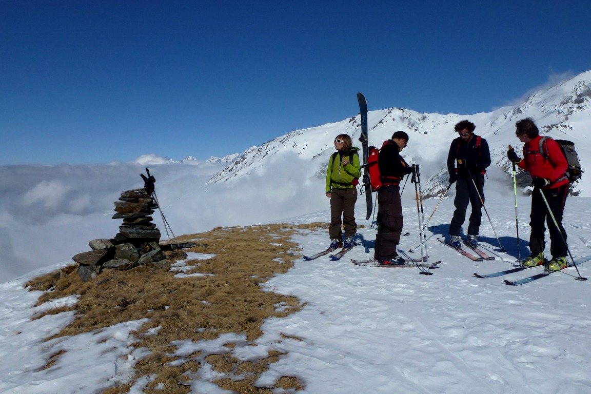 #16 Regroupement : Avant d Regroupement : Avant d'attaquer les dernières pentes.