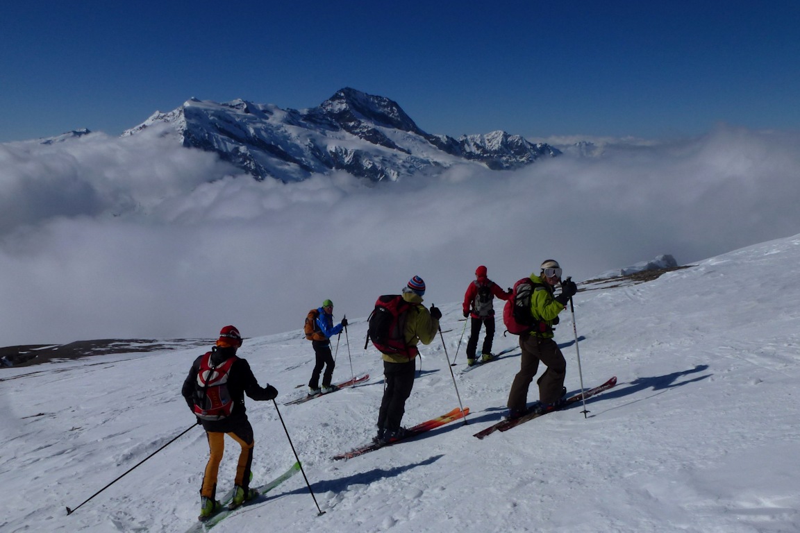 #3 Départ du sommet : Sur une neige béton. Départ du sommet : Sur une neige béton.