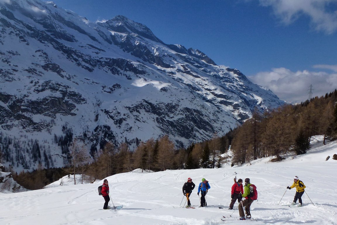 #5 Sous les chalets de la Davie : Devant l Sous les chalets de la Davie : Devant l'imposant Mont Pourri.