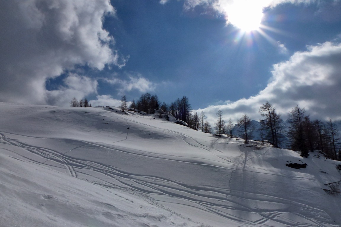 #6 Retour du soleil : Avant de descendre sur le Villaret. Retour du soleil : Avant de descendre sur le Villaret.