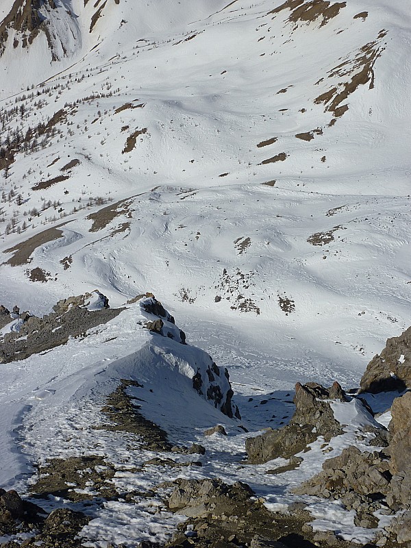 #4 Début de la descente : pas en super condition ce jour Début de la descente : pas en super condition ce jour