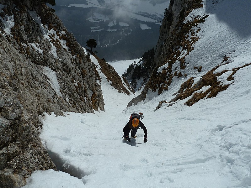 #5 Rochers du Parquet : Au niveau du bombé du 2ème couloir. Rochers du Parquet : Au niveau du bombé du 2ème couloir.