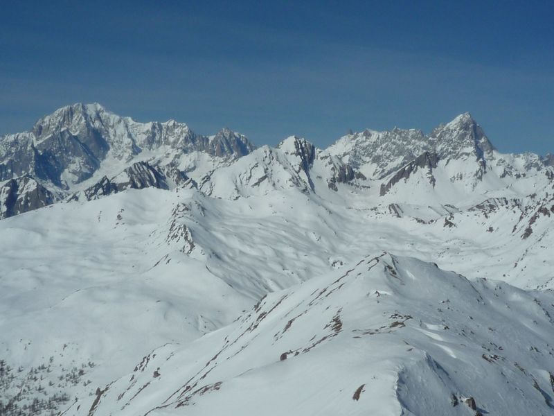 massif du mont Blanc : Mont blanc et Jorasses