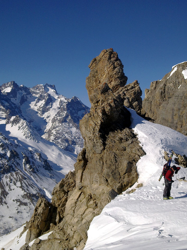 #11 Roche Colombe : entre les deux couloirs Roche Colombe : entre les deux couloirs