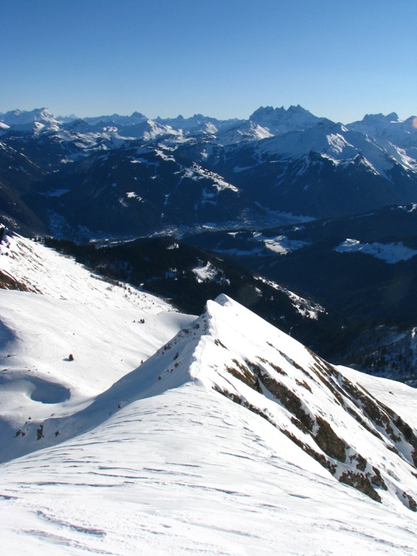 #2 Arete Est de sommet Est : itinéraire de montée Arete Est de sommet Est : itinéraire de montée