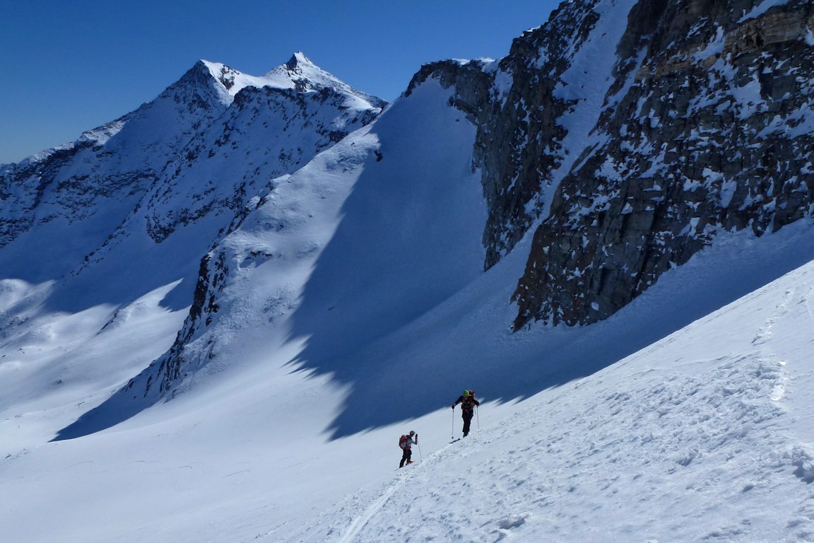 Début de la Montée : Avec le sommet de la Levanna en arrière plan.