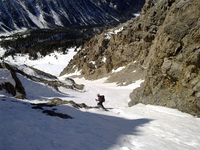 #10 Couloir SW de Chaude Maison : Belle ambiance Couloir SW de Chaude Maison : Belle ambiance
