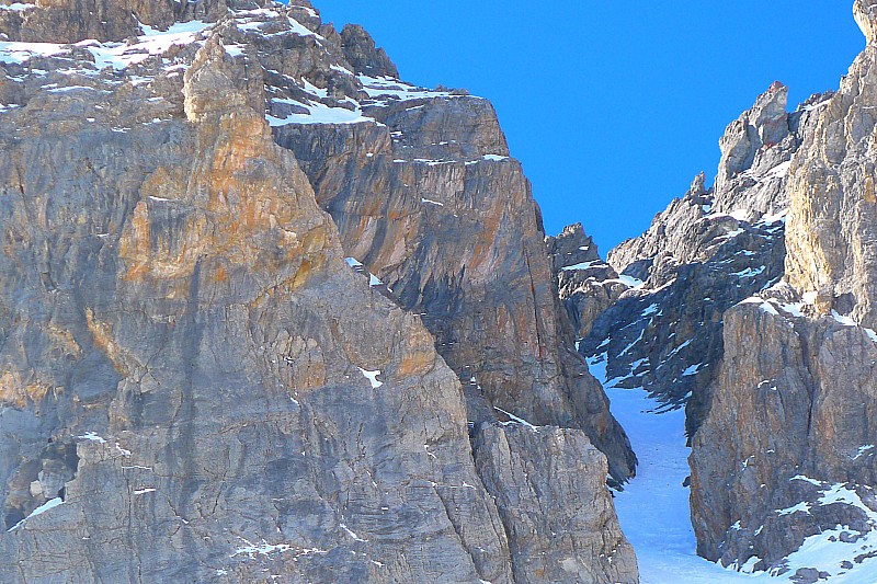 #1 Le couloir de montée : Bien encaissé Le couloir de montée : Bien encaissé