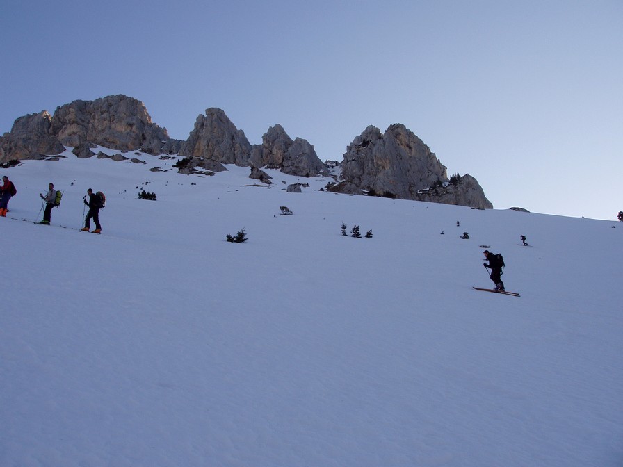 #2 Pente ouest : en neige bien dure... Pente ouest : en neige bien dure...
