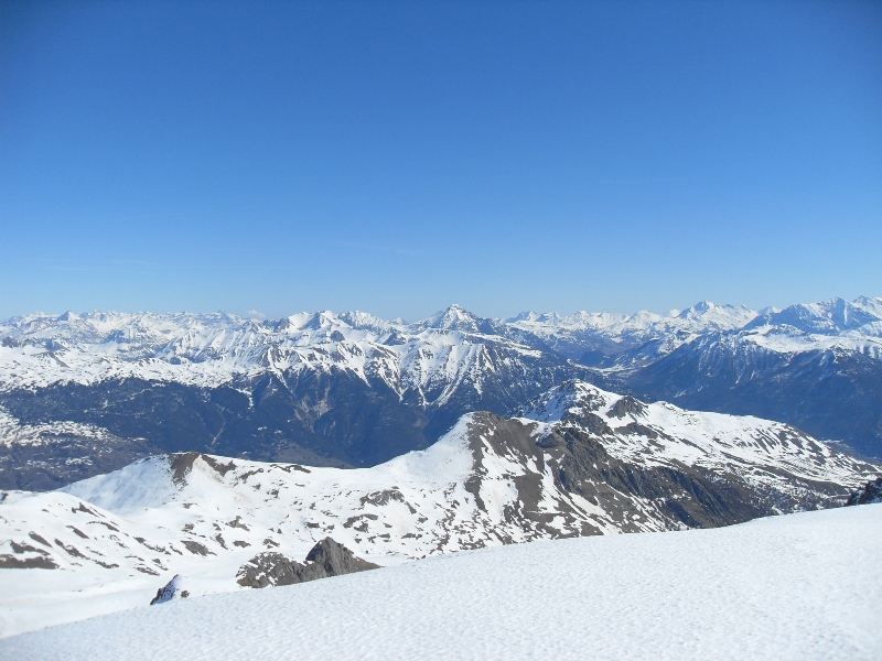 #7 Cime de la Condamine : vue en direction du Chaberton Cime de la Condamine : vue en direction du Chaberton