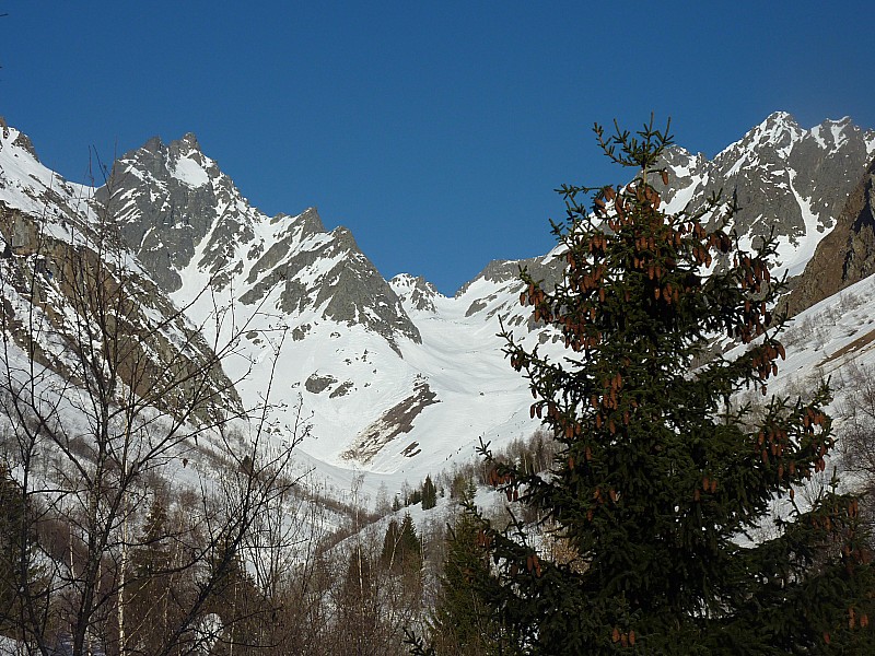 #6 Col du Gleysin : On va là-bas, juste derrière l Col du Gleysin : On va là-bas, juste derrière l'épicéa...