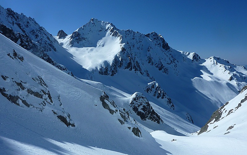 #14 descente du Gleysin : Vue sur Comberousse et Porte de l descente du Gleysin : Vue sur Comberousse et Porte de l'Eglise