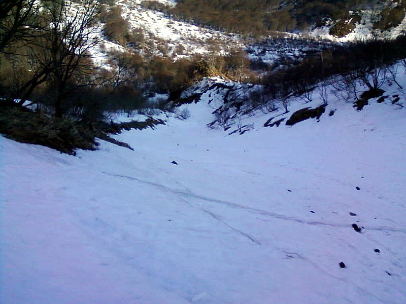 #5 Couloir du Moine : De plus en plus de soupe. Couloir du Moine : De plus en plus de soupe.