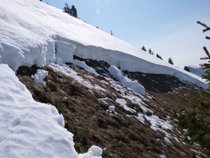 #8 Descente le long des purges : Monstrueuse plaque de la face ouest Descente le long des purges : Monstrueuse plaque de la face ouest