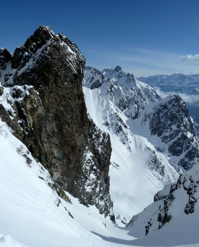 Couloir de descente : rien à voir avec le 02 mars