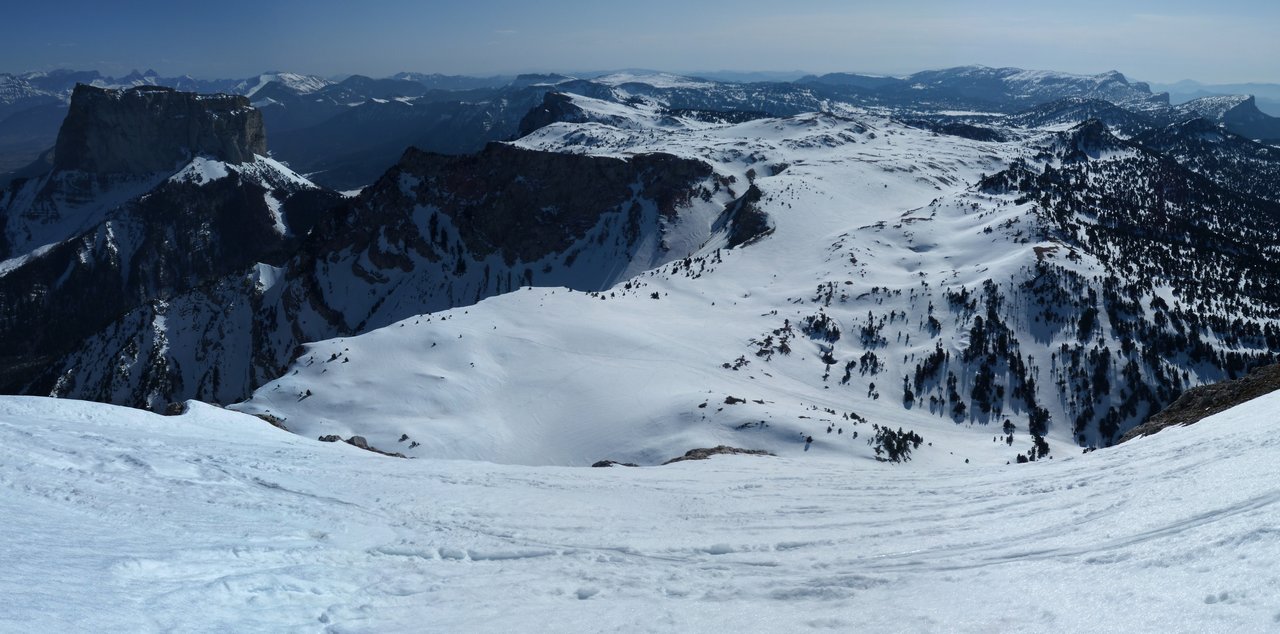 #23 Grand Veymont : Descente face sud, quelle vue!! Grand Veymont : Descente face sud, quelle vue!!