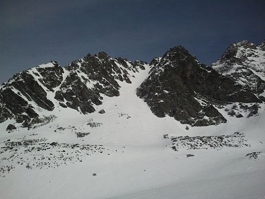#3 le couloir W des dents de proz : après la descente le couloir W des dents de proz : après la descente