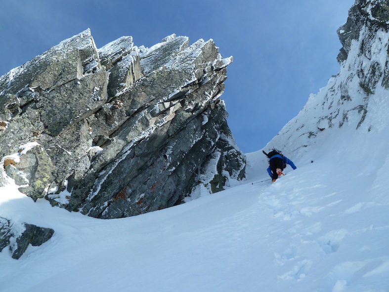 #7 Le couloir évident : pour rejoindre le haut du couloir Nord Le couloir évident : pour rejoindre le haut du couloir Nord