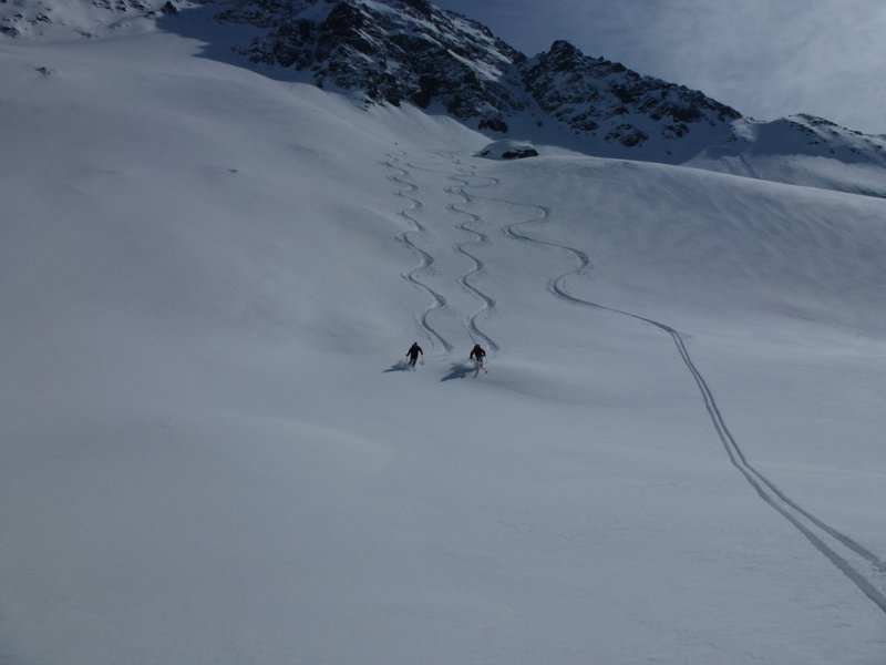 Lacs Jovet : Du très bon ski au dessus des lacs