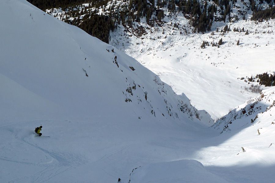 #11 Couloir N : Partie centrale. Couloir N : Partie centrale.