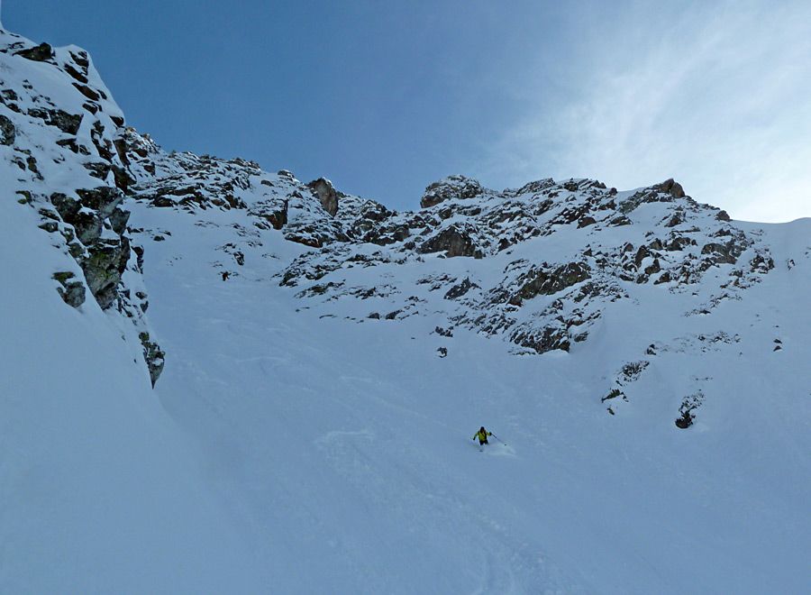 #10 Couloir N : Partie centrale. Couloir N : Partie centrale.