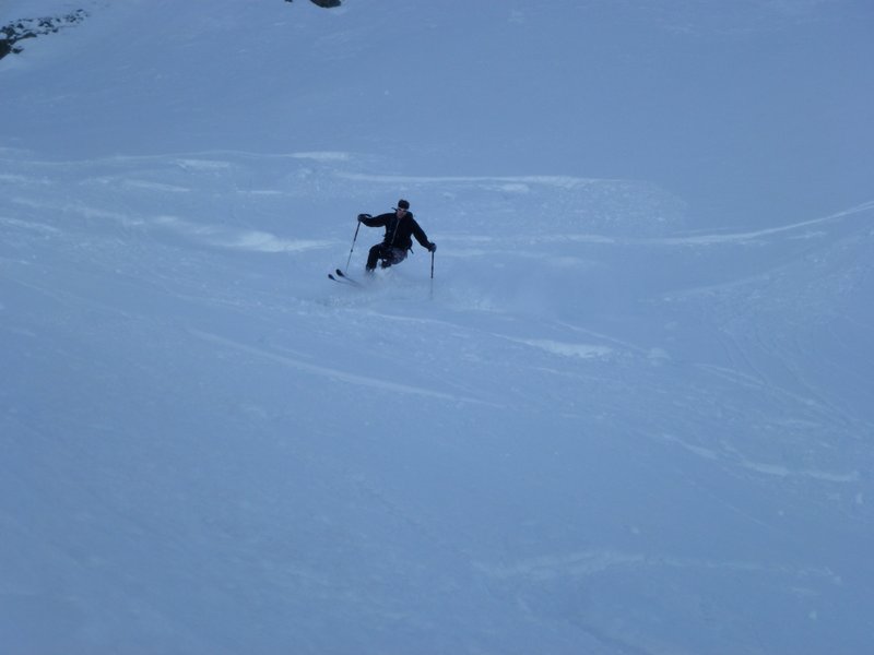 Couloir N : Super neige