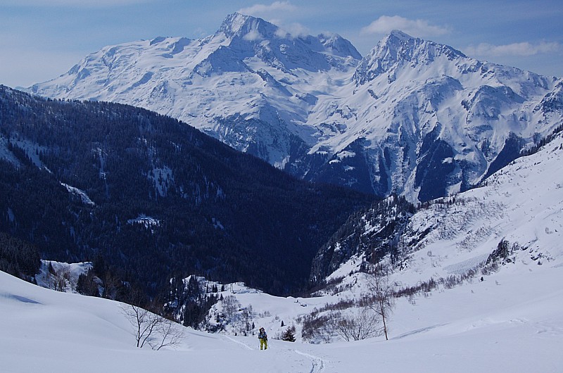 Mont Pourri : Paysage majestueux