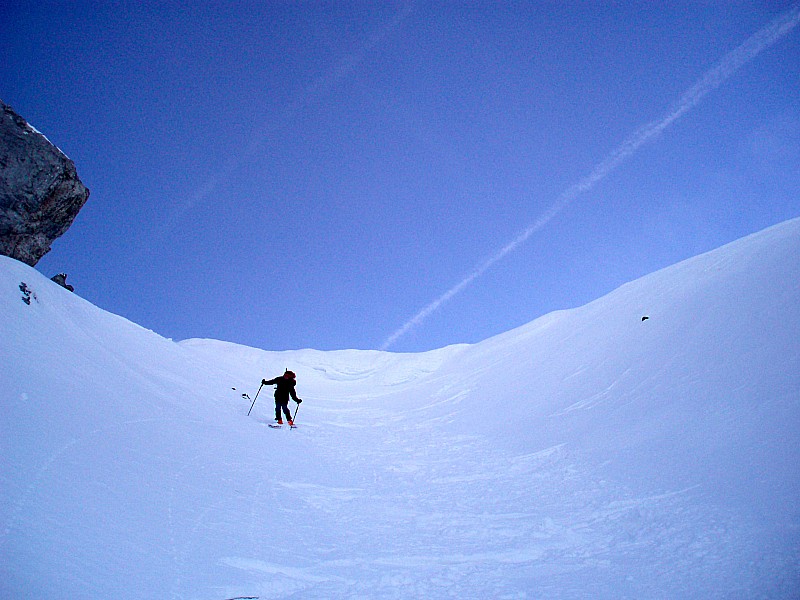 #7 Couloir Nord : Ca part de là. Couloir Nord : Ca part de là.