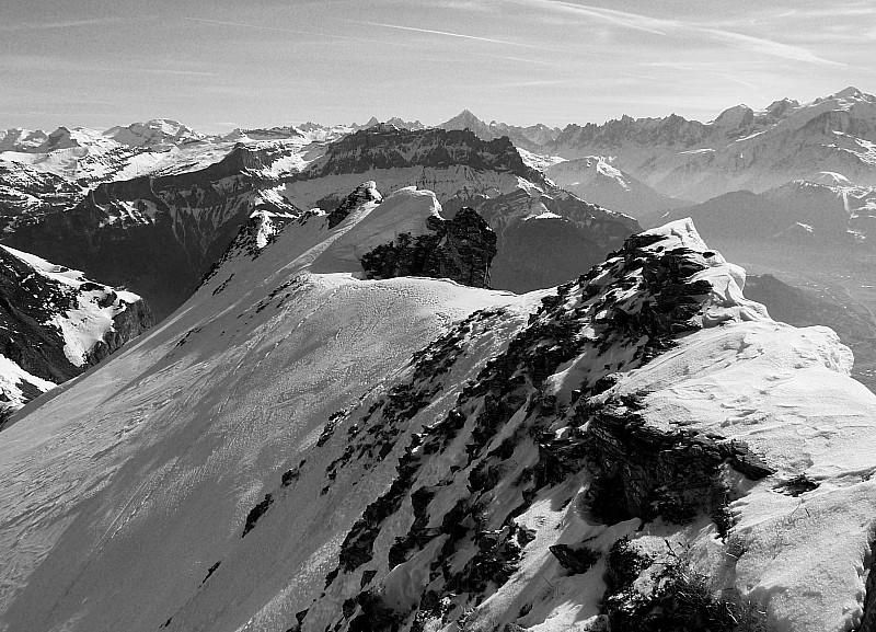 #8 col nord des pointes longues : vue sur Le massif col nord des pointes longues : vue sur Le massif