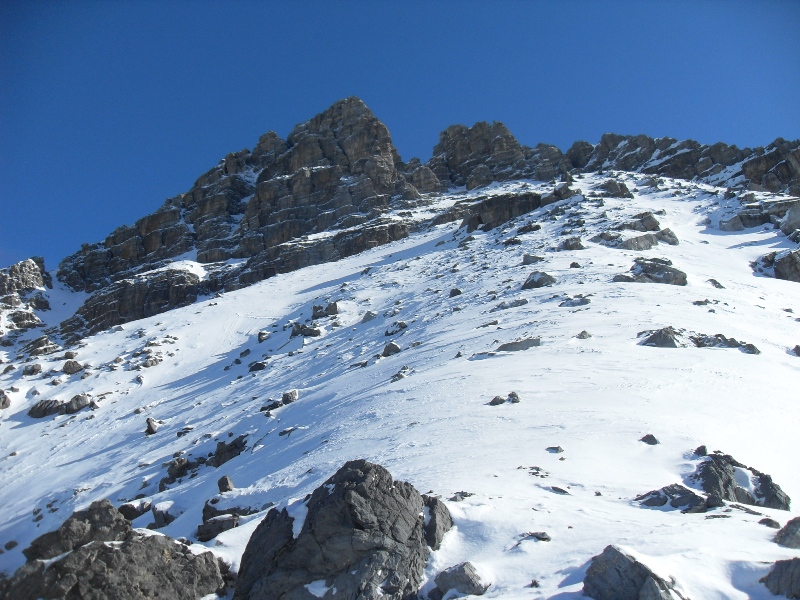 #5 col des Portes : Roche brune vu du col. col des Portes : Roche brune vu du col.