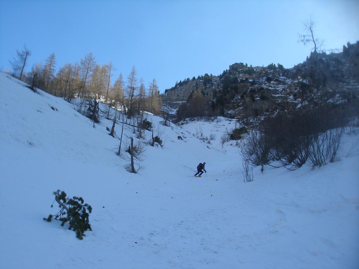 #13 couloir au dessus clot tartaou : trés bon à skier couloir au dessus clot tartaou : trés bon à skier