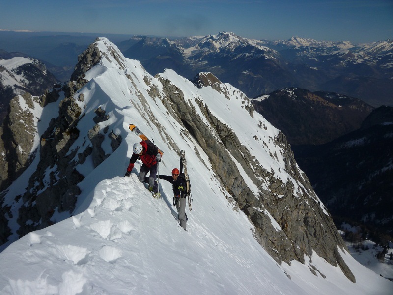 #4 L’arête finale : bien affutée.. L’arête finale : bien affutée..