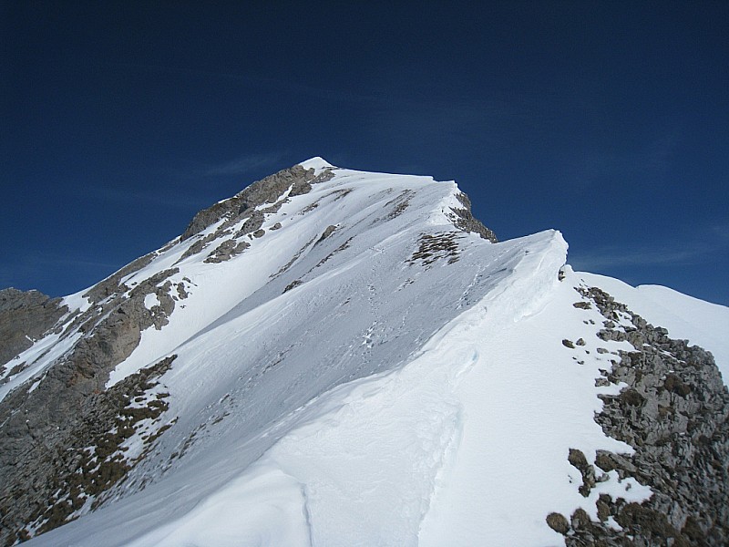 #4 Pte S de l Pte S de l'Etale : Montée en crampons sur l'arête W.