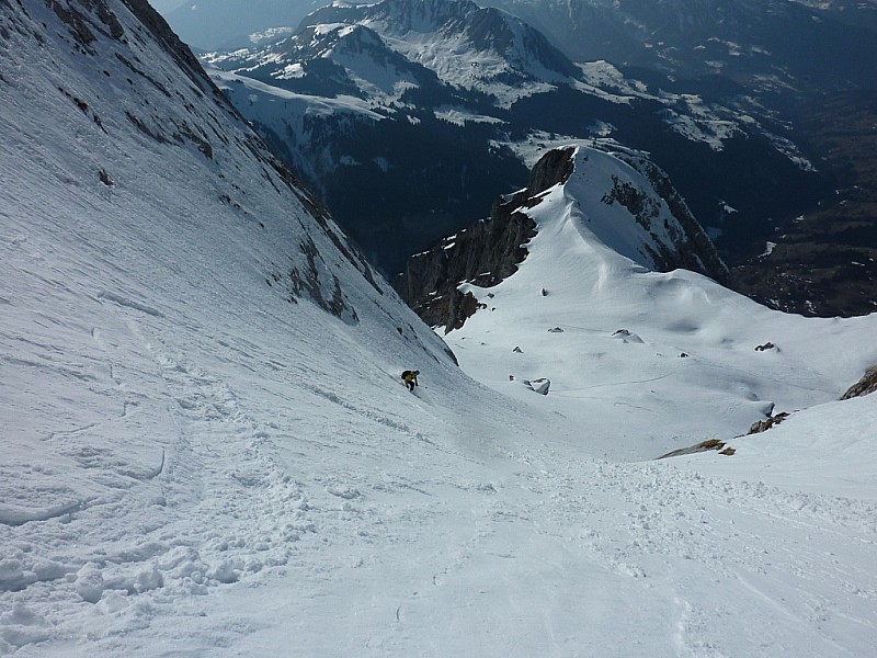 #6 Rampe : Après la rampe on rejoint le cône du couloir W. Rampe : Après la rampe on rejoint le cône du couloir W.