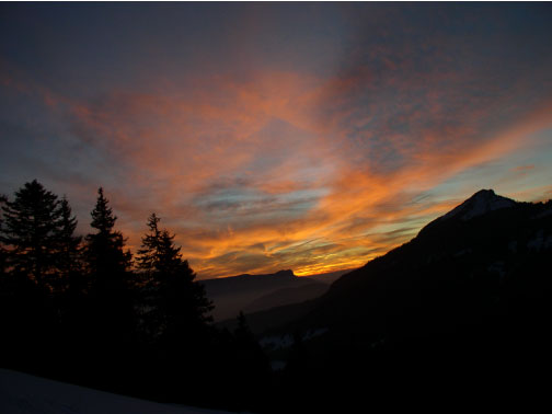 #4 Coucher de soleil : retour en bas Coucher de soleil : retour en bas