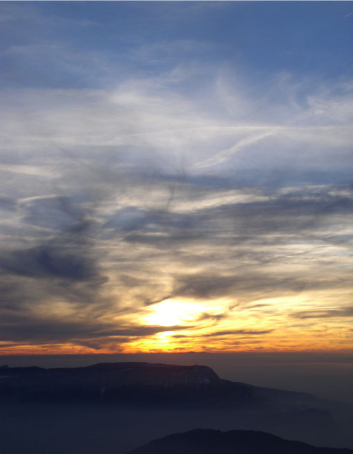 #3 Fin de jour sur le Vercors : lumière du soir Fin de jour sur le Vercors : lumière du soir