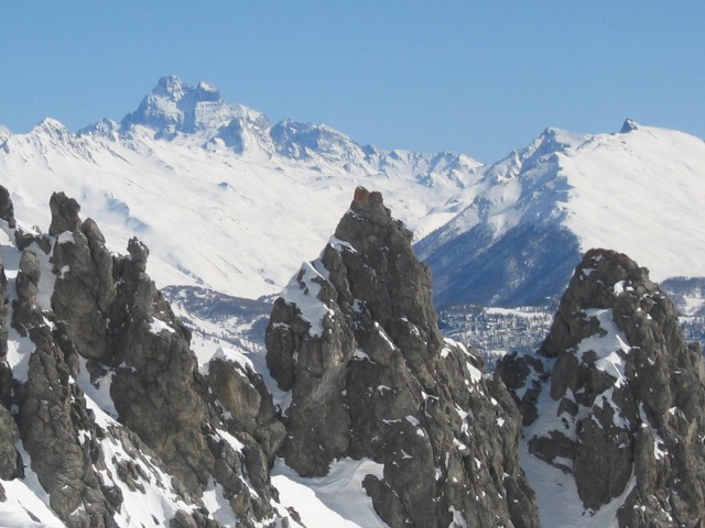 #4 Col de la Rousse : Au fond le Viso Col de la Rousse : Au fond le Viso